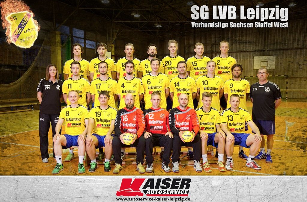 Autoservice Kaiser ist Sponsor der SG LVB Handball Leipzig