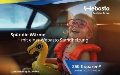 Aktion: Jetzt Standheizung nachrüsten und 250 € sparen