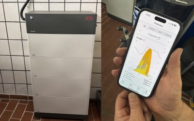 Autoservice Kaiser mit Solarstrom (beinahe) energieautark